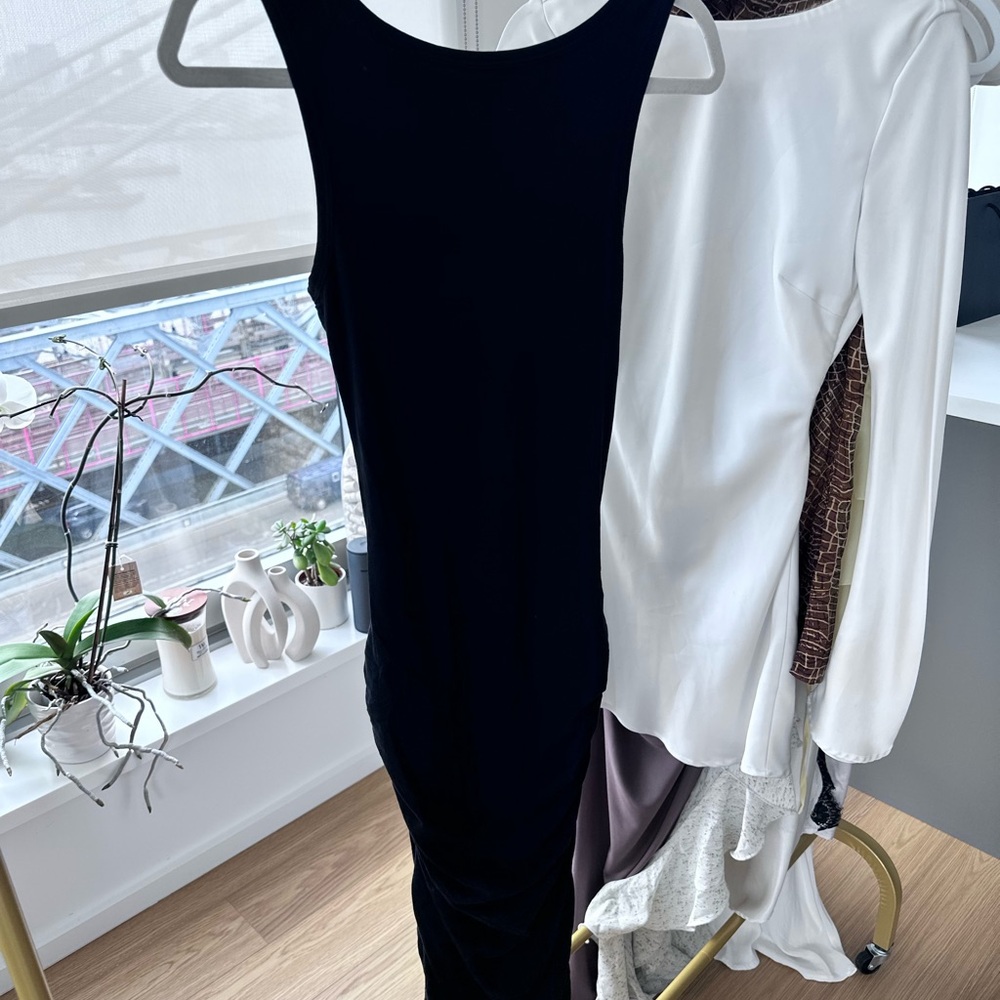 James Perse Classic Black Dress